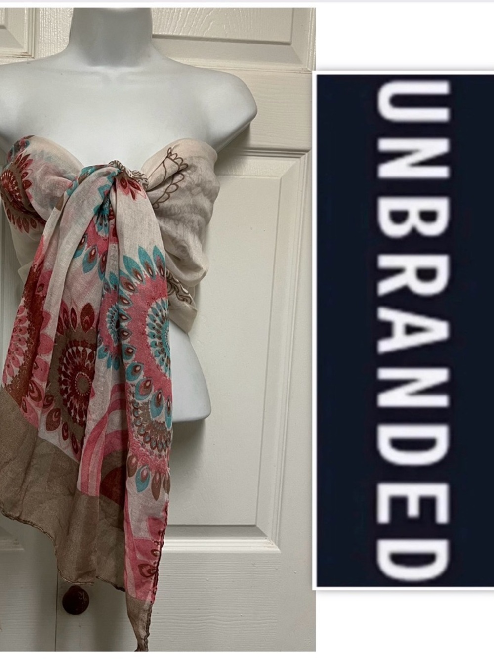 UNBRANDED Split Design Shawl Scarf Wrap